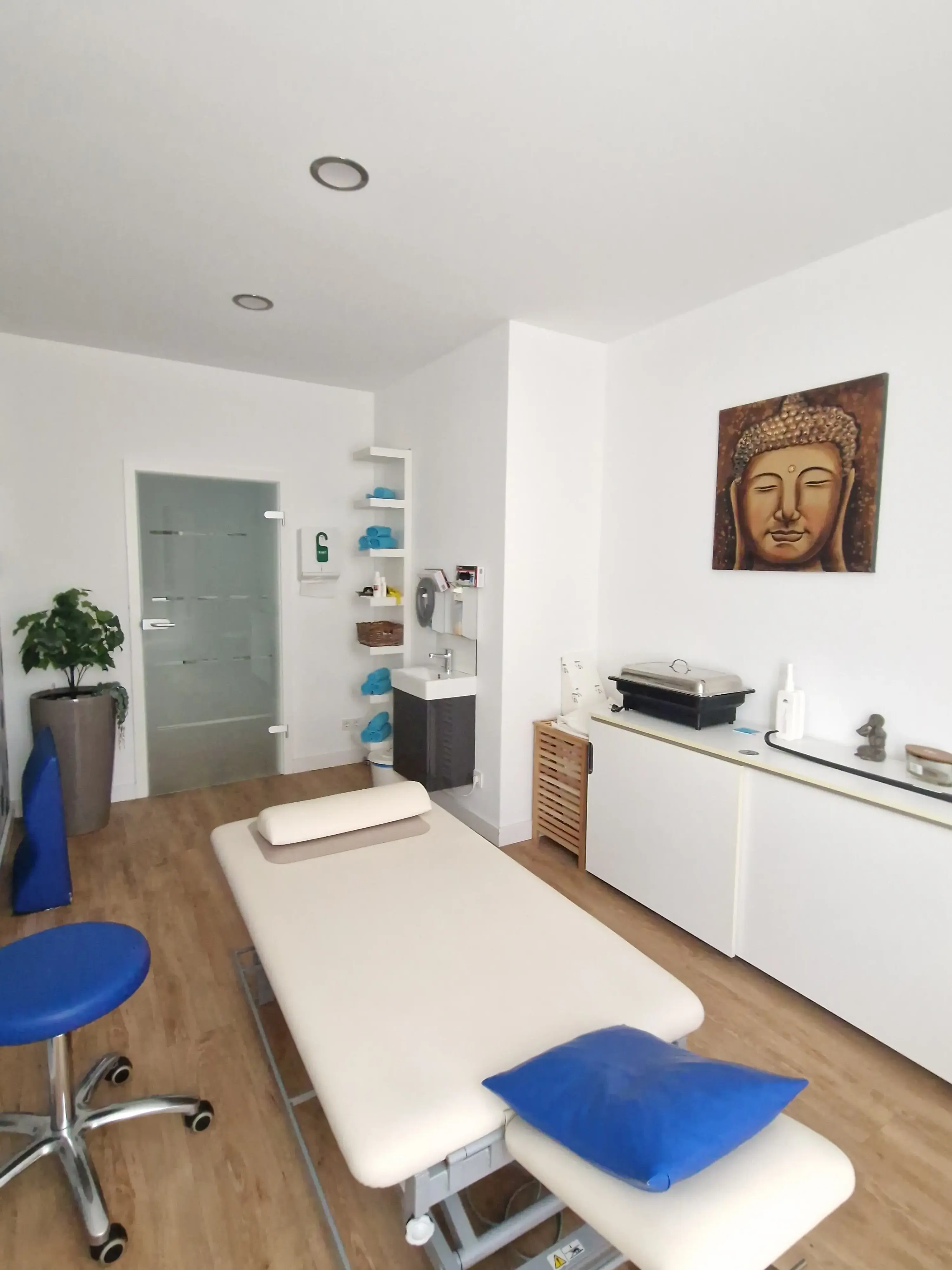 Der Eingang zur Praxis